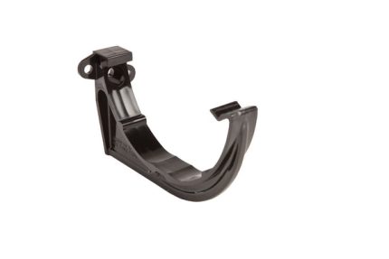 Wavin Osma RoundLine PVC-coated steel side rafter bracket 112mm black 300mm 0T746B