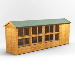 18 x 4 Power Apex Potting Shed