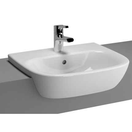 Vitra Zentrum Semi Recess 1 Taphole 500mm Basin 5635B003-0001