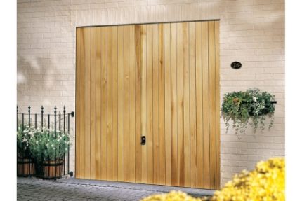 Garador Vert Cedar Type C Garage Door 1981mm x 2439mm