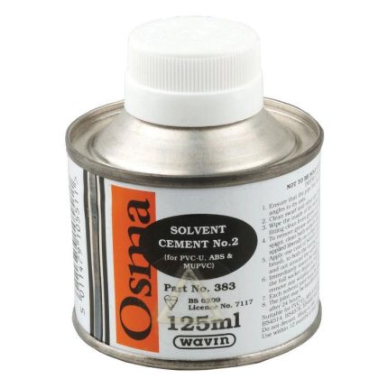 Wavin OsmaSoil solvent cement 125ml can