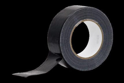 4Trade Black Duct Cloth Tape 48mm X 50m