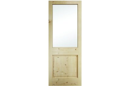 2XG Pine Double Flemish Glazed Door 1981 x 762 x 44mm