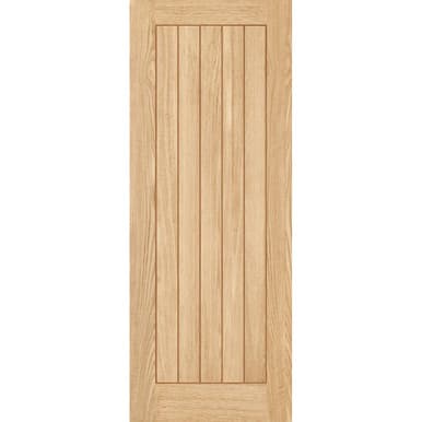 Internal Oak Flush Veneer 30 Min Fire Door 1981 mm x 686 mm x 44 mm