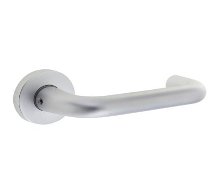 Satin Anodised Aluminium Roundbar Lever Lock 19mm