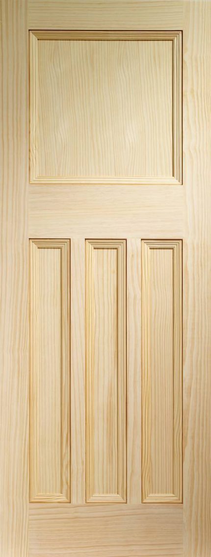 XL VINE DX VERTICAL GRAIN 4 PANEL CLEAR PINE DOOR 1981 X 838 X 35MM
