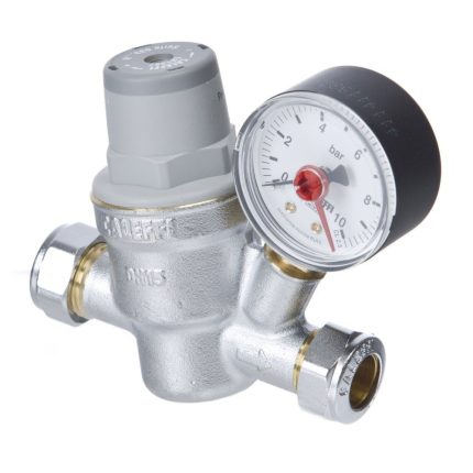 Altecnic 15mm Pressure Reducing Valve Complete with Gauge 533841H
