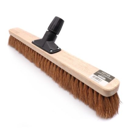 4Trade 9in Bassine Deck Scrubbing Brush with 48in Handle