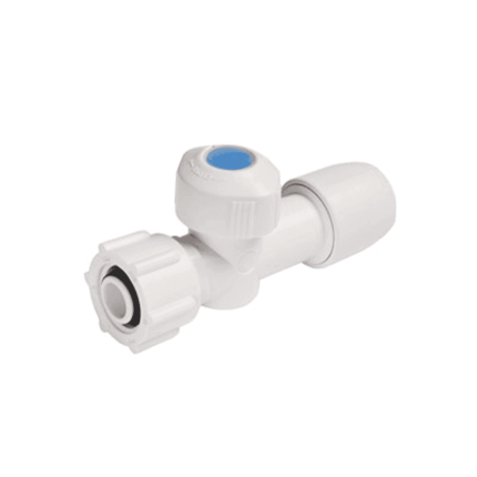 Hep2O HX18/15W Straight Service Valve 15mm x 1/2"
