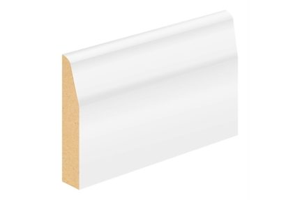 Silktrim MDF Skirting Splayed and Round Profile 27 18MM X 144MM X 5400MM