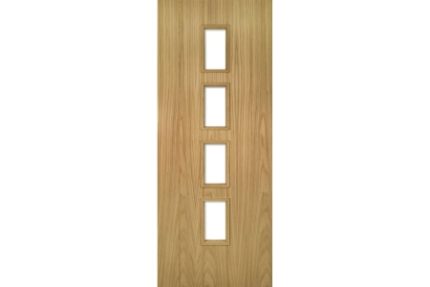 Deanta Galway Unfinished Oak Glazed 1981mm x 610mm x 35mm