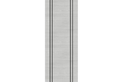 Flush Light Grey Ash Dark Grey Edges Fire Door 30M 2040mm x 426mm x 44mm