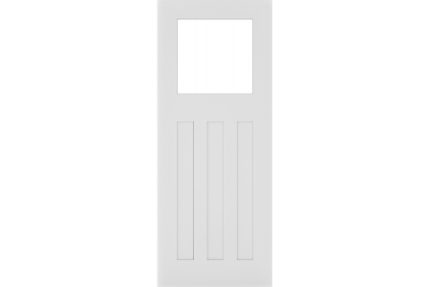 Deanta Cambridge White Primed Glazed 1981mm x 838mm x 35mm