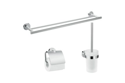 Hansgrohe Logis Universal Bath-accessory basic set - Chrome - 41727000