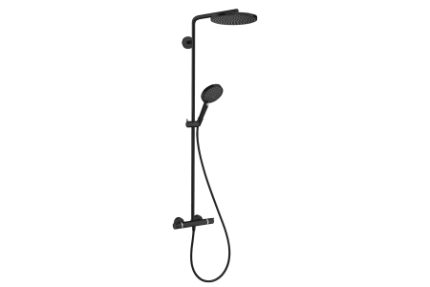 Hansgrohe Raindance Select PowderRain 240 showerpipe - Matt Black - 88102122