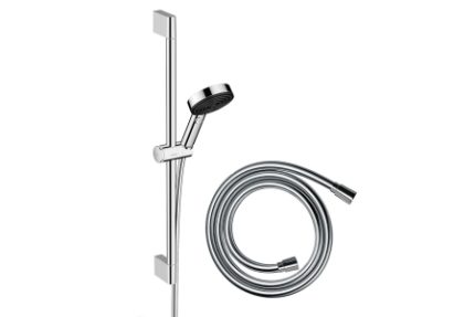Hansgrohe Pulsify Select S shower set 105 3jet Relaxation & shower bar 65cm Chrome 24160000