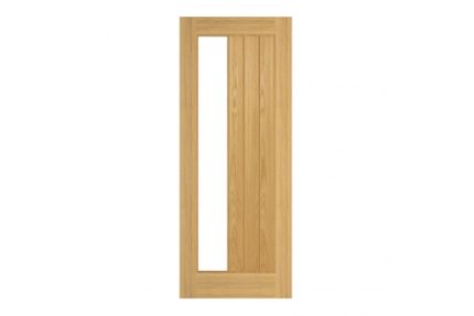 Deanta Ely Prefinished Oak Glazed FD30 Door 2040 x 726 x 45mm