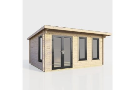 16 x 10 Power Apex Log Cabin Right Doors