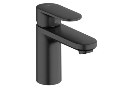 Hansgrohe Vernis Blend Single lever basin mixer 100 CoolStart with pop-up waste set - Matt Black - 71585670