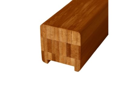Flair Stairs Contemporary Handrail 60 x 60mm With 41mm Groove 3m Dark