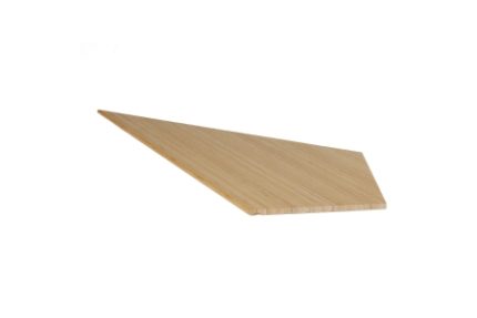 Flair Stairs 21mm Winder Tread 2 Lh - Bamboo Light