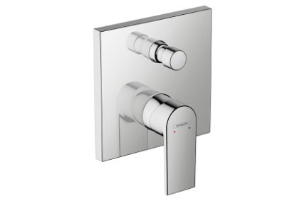 Hansgrohe Vernis Shape Single lever bath mixer for concealed installation - Chrome - 71468000
