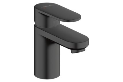Hansgrohe Vernis Blend Single lever basin mixer 70 with pop-up waste set - Matt Black - 71550670