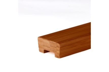 Flair Stairs Bamboo Pear Baserail 41mm Groove 3.6m Dark