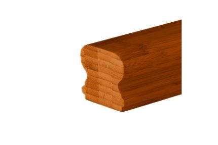 Flair Stairs Bamboo Pear Handrail 41mm Groove 1.2m Dark