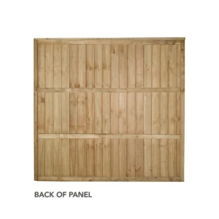6ft x 5'6ft 1.83m x 1.68m Closeboard Fence Panel