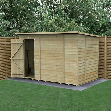 Beckwood 10x6 Pent Shed No Windows