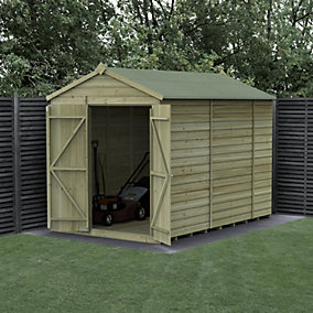 Beckwood 6x10 Apex Shed No Windows Double Door
