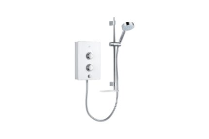 Mira Decor 8.5Kw White Single Outlet Shower 1.1894.007