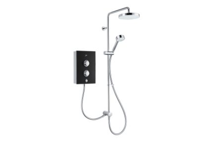 Mira Decor 10.8Kw Black Onyx Dual Outlet Shower 1.1894.006