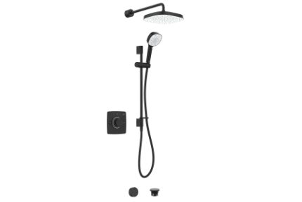 Mira Evoco Triple Outlet Matt Black 1.1967.010