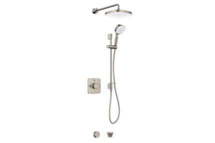 Mira Evoco Triple Outlet Brushed Nickel 1.1967.011