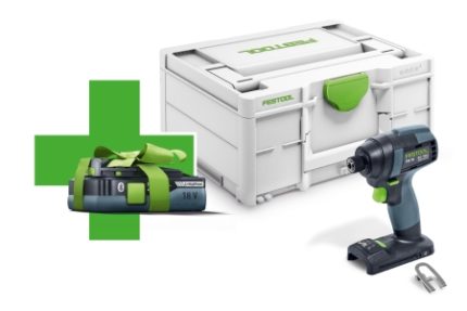 Festool 577054 TID18 Basic Cordless Impact Driver & 4,0AH Lithium Ion Battery