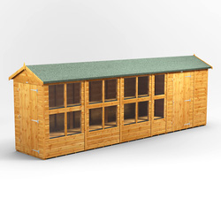 20 x 6 Power Pent Potting Shed With 6ft Side Store
