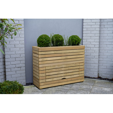 Linear Planter - Tall with Storage Home Delivery