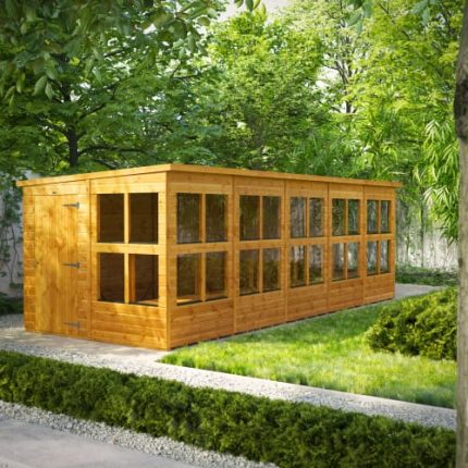 6 x 8 Power Pent Potting Shed
