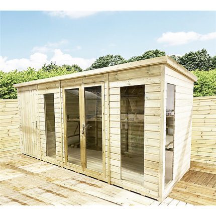 16 x 8 Power Pent Potting Shed