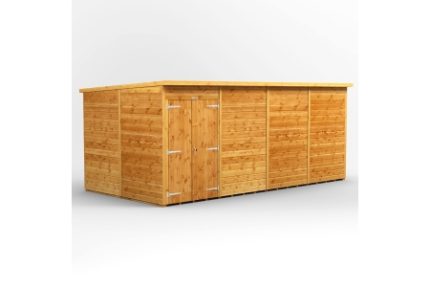 16 x 8 Power Pent Double Door Shed No Windows