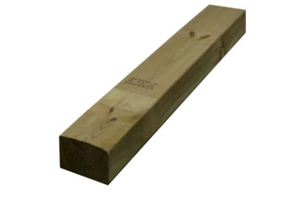 47mm x 125mm x 4.8m Green Treated UC3 Regularised C16