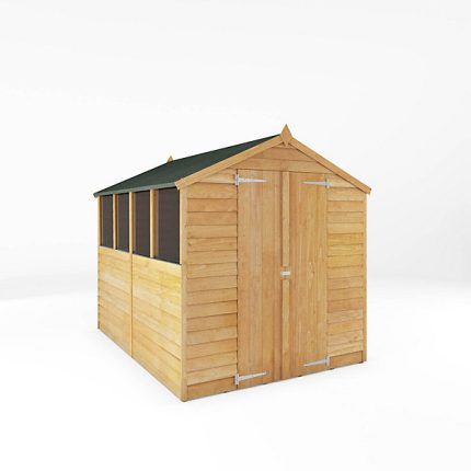 8 x 6 Power Overlap APEX, Double Doors