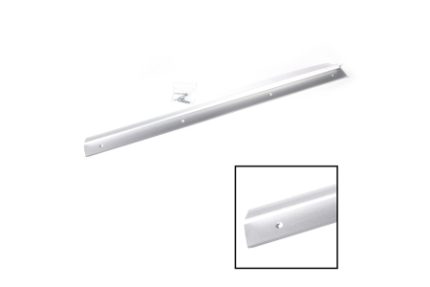 Centurion CJ181L Worktop Corner Joint Matt Silver Aluminium 630 x 40mm 6mm Radius