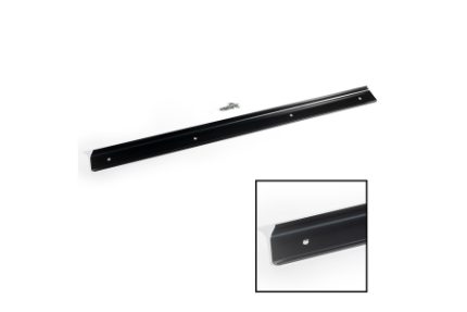 Centurion CJ184L Worktop Corner Joint Black Aluminium 630 x 40mm 6mm Radius