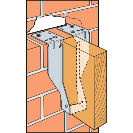 Simpson Strong-Tie Masonry Supported Joist Hanger 225 mm