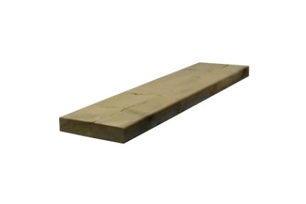 47mm x 225mm x 2.4m Green Treated UC3 Kiln Dried Regularised C16