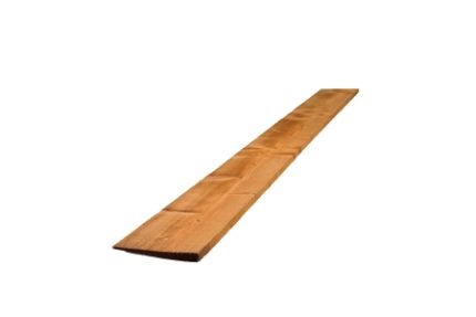 22mm x 150mm x 2.4m Brown Treated Featheredge Fencing Board 2EX