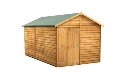 14 x 8 Power Overlap Apex Shed